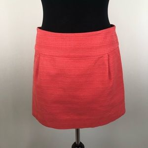 J. Crew Coral Mini Skirt